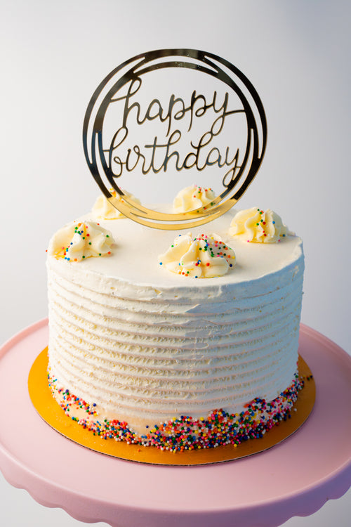 Handcrafted gelato cake from The Gelato Lab in Round Rock